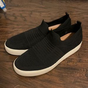 A new day black slip on dress/comfy shoes